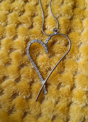 Heart diamanté necklace, brand: Heart, condition: Very good, £2.00, £2.80 includes Buyer Protection