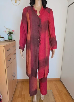 Ensemble veste et pantalon un point c'est tout en lin, brand: Un point c'est tout, condition: Very good, size: S / 36 / 8, €10.00, €11.20 includes Buyer Protection