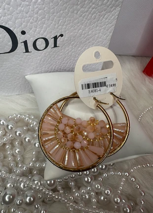 Boucles d’oreilles créoles dorées sans nickel avec perles de verre roses – 4,5 cm – neuves, marke: day&eve, zustand: Neu, mit Etikett, 10,00 €, 11,20 € inklusive Vinted-Käuferschutz