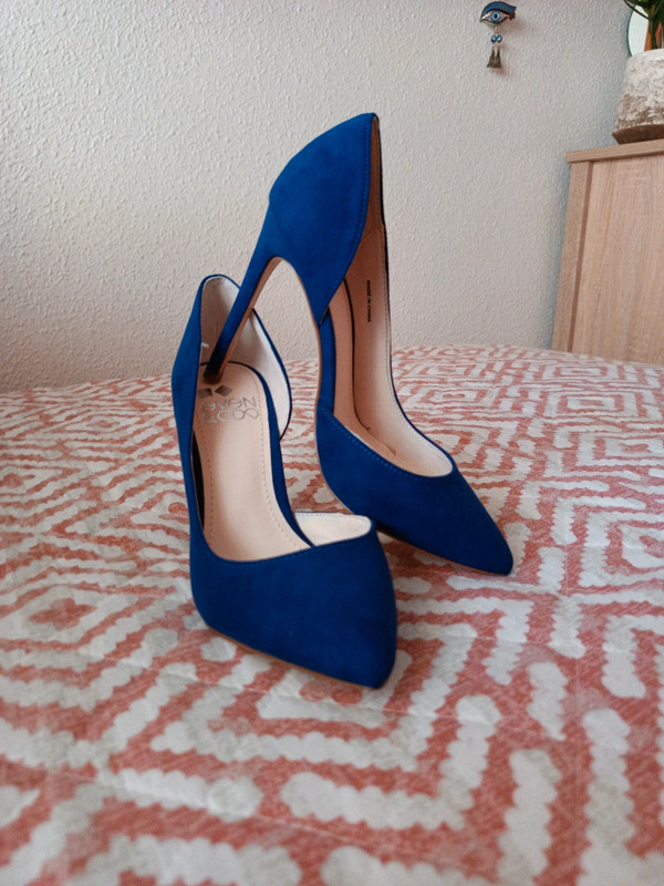 Limpiar el piso huella dactilar Compañero Zapatos azul Klein - Vinted