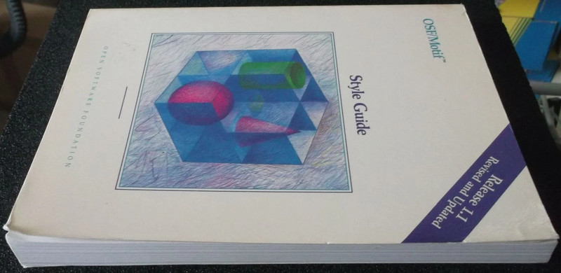 osf motif style guide release 1.1 Open Source Fondation Prentice Hall 1990 5