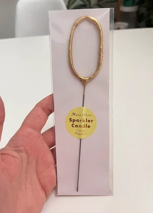 Meri meri sparkler candle 0, marca: Meri Meri, estado: Nuevo con etiquetas, 2,50 €, 3,33 € Protección al comprador incluida