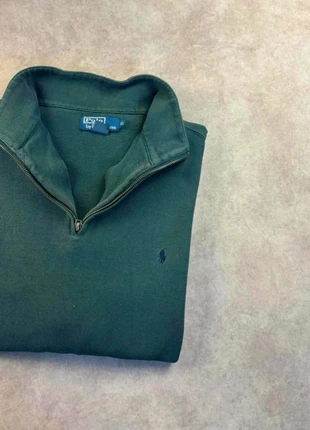 Pull 1/4 zip Ralph Lauren vert foncé logo brodé vintage - taille XL, marque: Ralph Lauren, état: Bon état, taille: XL, 39,90 €, 42,60 € Protection acheteurs (Pro) incluse