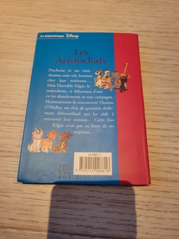 Livre Les Aristochats Bibliothèque Rose - photo numéro 2