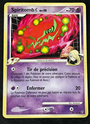 Spiritomb SP 84/147, marque: Pokémon, état: Bon état, 1,50 €, 2,28 € Protection acheteurs incluse