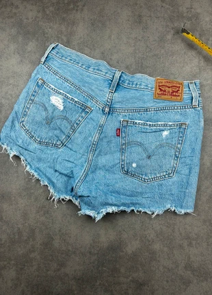 Short Levi’s 501 | bleu | très bon état | Taille W28 FR38, marke: Levi's, zustand: Sehr gut, größe: M / 38 / 10, 12,00 €, 13,30 € beinhaltet Vinted-Käuferschutz Pro