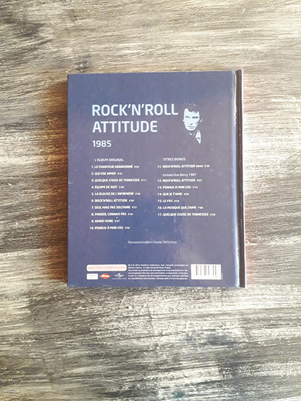 CD JOHNNY HALLYDAY - ROCK'N'ROLL ATTITUDE NEUF SOUS BLISTER
