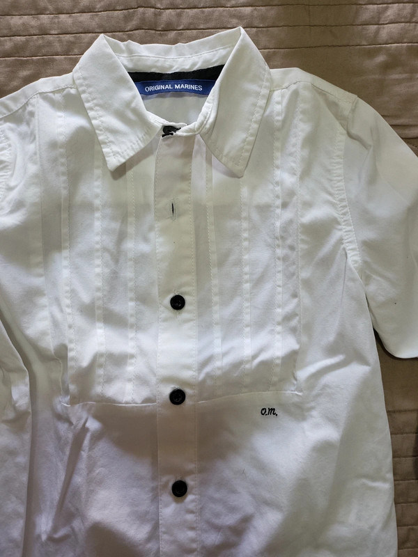 Camicia bianca sale bambina original marines