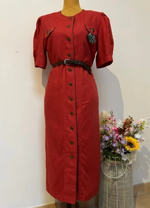 Robe dirndl rouge clair fabriquée en Autriche T40, marque: Vintage Dressing, état: Très bon état, taille: L / 40 / 12, 10,00 €, 11,20 € Protection acheteurs (Pro) incluse