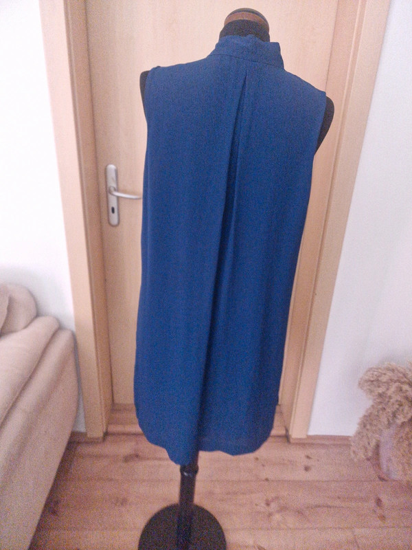 Blaues kurz Sommerkleid 3