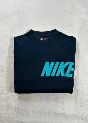 Pull sweat col rond Nike SB - Taille M Homme - Bleu marine logo turquoise, brand: Nike, condition: Good, size: M, €4.00, €4.90 includes Buyer Protection