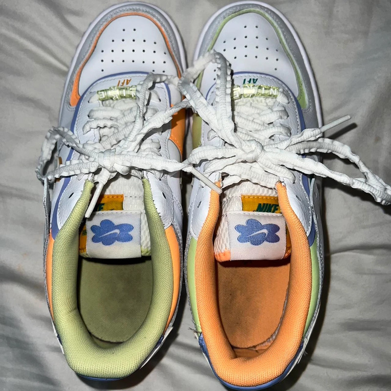 The Nike Air Force 1 Low Shadow White Peach Cream Lime