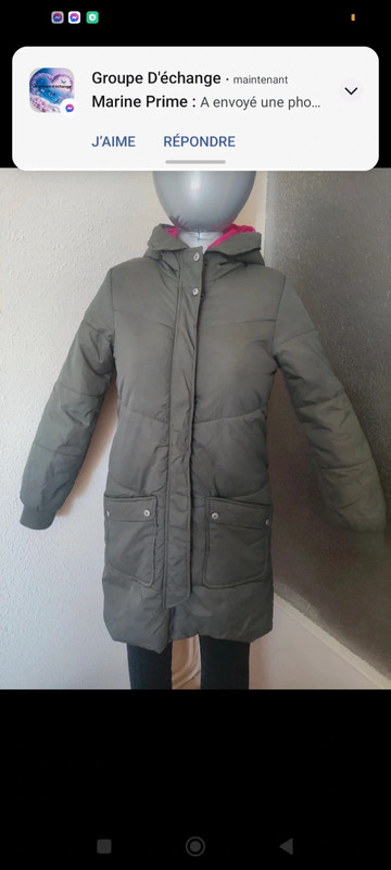 Veste doudoune taille 13 ans