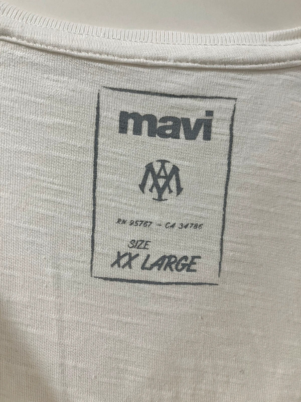 Mavi Tshirt Weiss Größe XXL 3