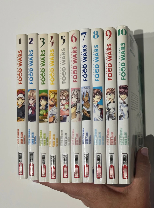 10 tomos Food Wars 1