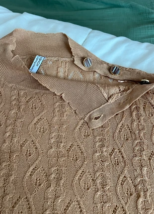 Pull fin beige brodé, brand: Pull, condition: New without tags, size: XL / 42 / 14, €6.00, €7.00 includes Buyer Protection