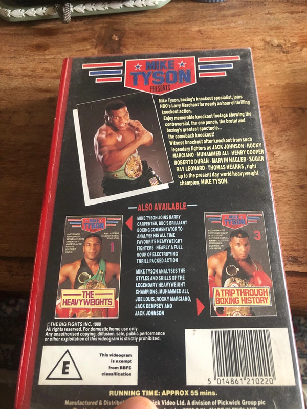 Vintage Mike Tyson Boxing Greatest Knockouts Vhs Cassette Vinted