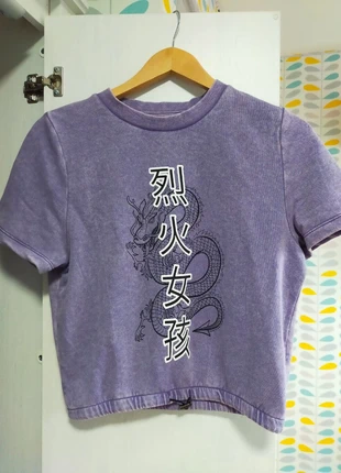 Tee-shirt Violet Jennyfer , brand: Jennyfer, condition: Very good, size: XXS / 32 / 4, €3.50, €4.38 includes Buyer Protection