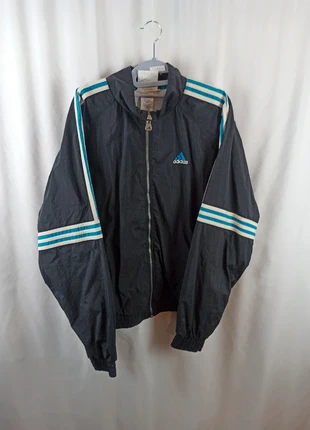 Veste Adidas Track Jacket Noir et Bleu Vintage - Taille XL - Logo Brodé, marque: adidas, état: Très bon état, taille: XL, 54,00 €, 57,40 € Protection acheteurs (Pro) incluse