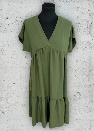 Robe Patineuse Boutique Parisienne – Verte kaki, Taille Unique, brand: Boutique Parisienne, condition: Very good, size: One size, €4.00, €4.90 includes Buyer Protection Pro