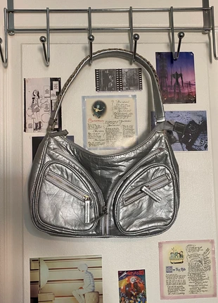 Sac à main argenté, merk: Vintage Dressing, staat: Nieuw zonder prijskaartje, € 12,00, € 13,30 inclusief Kopersbescherming