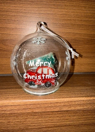 Kleine snow bowl met rode auto kerstboompje, marque: onbekend, état: Très bon état, 3,00 €, 3,85 € Protection acheteurs incluse