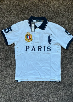 Polo Shirt – Weiß – Paris Edition – Größe S, brand: Ralph Lauren, condizioni: Nuovo con cartellino, taglia: S, €35.00, €37.45 include la Protezione acquisti