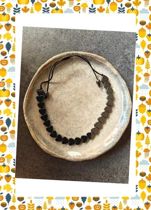 Bracelet réglable de perles plates en forme de cœur, zustand: Sehr gut, 14,50 €, 15,93 € inklusive Vinted-Käuferschutz