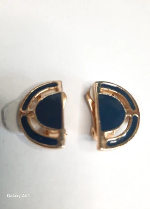 Boucles d'oreilles vintage à clip dorée et bleu, marke: Hangar Vintage, zustand: Sehr gut, 13,00 €, 14,35 € beinhaltet Vinted-Käuferschutz Pro