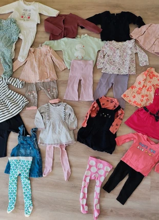 Kledingpakket baby meisje maat 74 / lot vêtements fille 12 mois, merk: Hema, staat: Heel goed, maat: 9-12 maanden / 74 cm, € 38,00, € 40,60 inclusief Kopersbescherming
