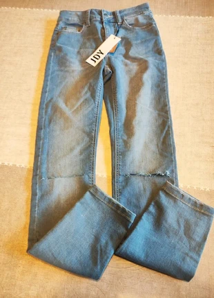 Jean JDY - Bleu - Coupe ajustée - Taille XS - Look moderne & confortable (B : 10), marca: Denim, estado: Novo com etiquetas, tamanho: XS, €2.50, €3.33 inclui Proteção do Comprador