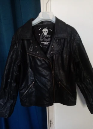 Perfecto noir enfant, marke: B-Karo, zustand: Sehr gut, größe: 10 Jahre / 140, 12,00 €, 13,30 € inklusive Vinted-Käuferschutz