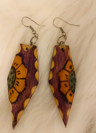 Boucles d’oreilles artisanales d’Equateur, marque: Fait Main, état: Neuf sans étiquette, 4,50 €, 5,43 € Protection acheteurs incluse