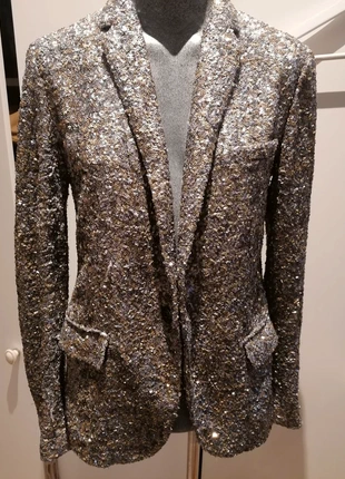 Blazer sequins or argent s zadig et voltaire de luxe , état: Très bon état, taille: S / 36 / 8, 250,00 €, 263,20 € Protection acheteurs incluse