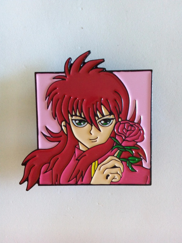 YuYu Hakusho ‘Youko Kurama’ Enamel Metal Pin Alfinete de Metal Esmaltado | Vinted