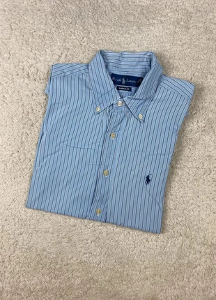 Chemises Ralph Lauren Manche Courte Bleu rayures blanc Logo Brodé Bleu marine 5C - XL, marque: Ralph Lauren, état: Très bon état, taille: XL, 29,99 €, 32,19 € Protection acheteurs incluse