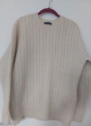 Pull torsadé Brandy Melville en laine beige, merk: Brandy Melville, staat: Heel goed, maat: Universele maat, € 25,00, € 26,95 inclusief Kopersbescherming