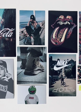 Stickers hypebeast logo decoratie DIY project koffer laptop skateboard sticker pack, staat: Nieuw met prijskaartje, maat: Universeel, € 5,00, € 5,95 inclusief Kopersbescherming