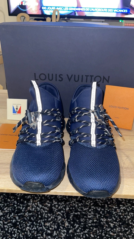 Basket Louis Vuitton bleu - Vinted