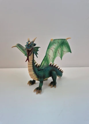 Schleich, draak, groen, 15cm hoog, merk: Schleich, staat: Heel goed, maat: Universeel, € 17,75, € 19,34 inclusief Kopersbescherming