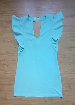 Robe d'été courte aux volants, marca: Morgan, estado: Muy bueno, tamaño: M / 38 / 10, 8,00 €, 9,10 € Protección al comprador incluida