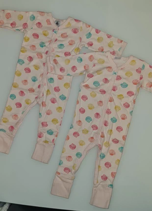 Pyjamas fins sans pieds Petit Bateau, marque: Petit Bateau, état: Très bon état, taille: 3-6 mois / 62 cm, 15,00 €, 16,45 € Protection acheteurs incluse