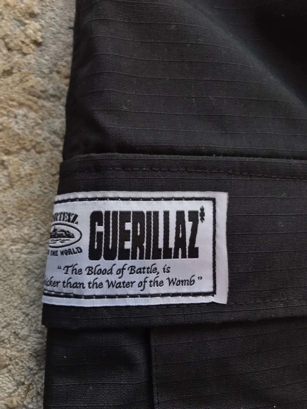 Corteiz Purp Guerillaz Cargos Noir/Violet