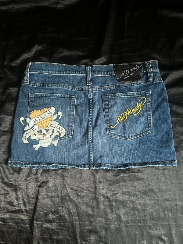 Ed hardy mini skirt 2