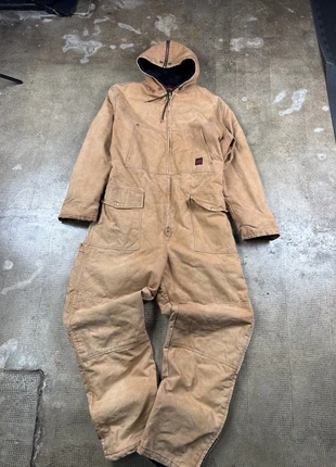 Combinaison rembourrée vintage Canvas taille L homme grand/Tall workwear Tough Duck - SAL0653, merk: WORKWEAR, staat: Goed, maat: L, € 39,99, € 42,69 inclusief Kopersbescherming Pro