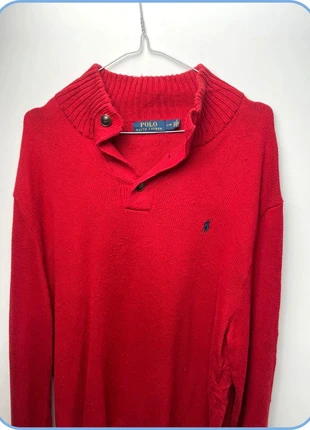 Veste Half zip Ralph Lauren, pull camionneur rouge   taille L homme,, marque: Ralph Lauren, état: Très bon état, taille: L, 41,00 €, 43,75 € Protection acheteurs incluse