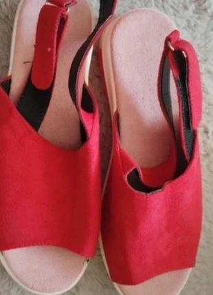 Cute red velcro sandals. Please note sizing, brand: unknown, condition: Very good, size: 38, €4.95, €5.90 includes Buyer Protection