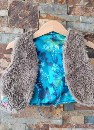 Bolero marron/bleu, brand: La Compagnie des Petits, condition: Very good, size: 9-12 months / 74 cm, €2.00, €2.80 includes Buyer Protection