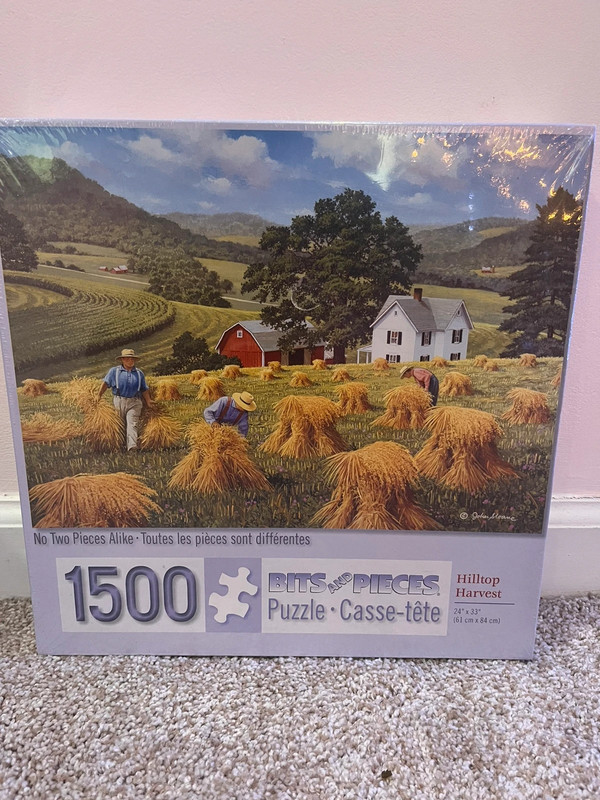 Hilltop Harvest Bits And Pieces 1500 Piece Jigsaw Puzzle New 1