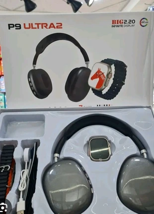 Montre connectée P9
Ultra 2, Écran
Amoled 2.2' + casque Bluetooth et 7
bracelets, brand: Apple, condition: New with tags, €29.99, €32.19 includes Buyer Protection